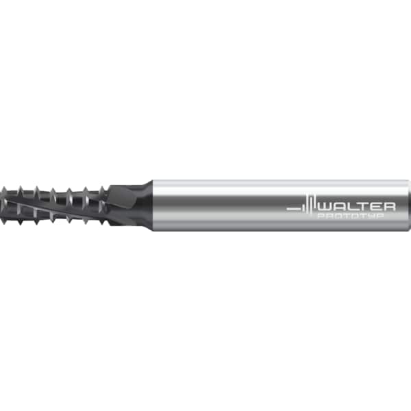 Prototyp Solid Carbide Thread Milling Cutter, Cylindrical Shank, Coolant Style TC620-UNC8-A1D-WB10TJ